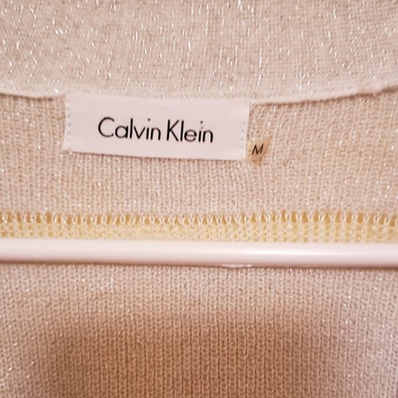 Calvin Klein Open Front Cardigan Sweater -M - Picture 3 of 6